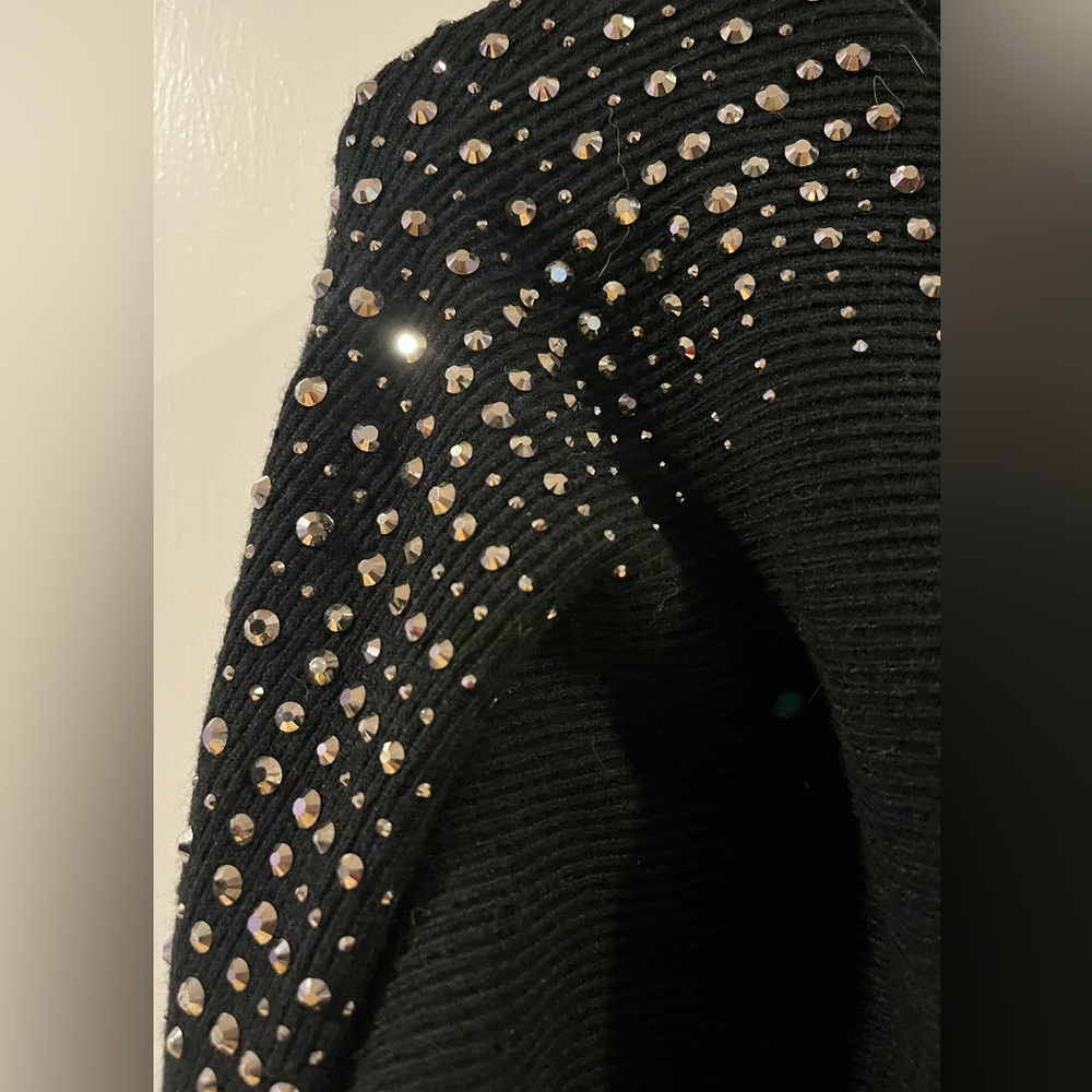 Black embellished Sweater